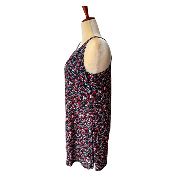 Floral Swing Mini Dress Built-In Bra Halter NEW Size Large Casual Summer NWT - Picture 13 of 15